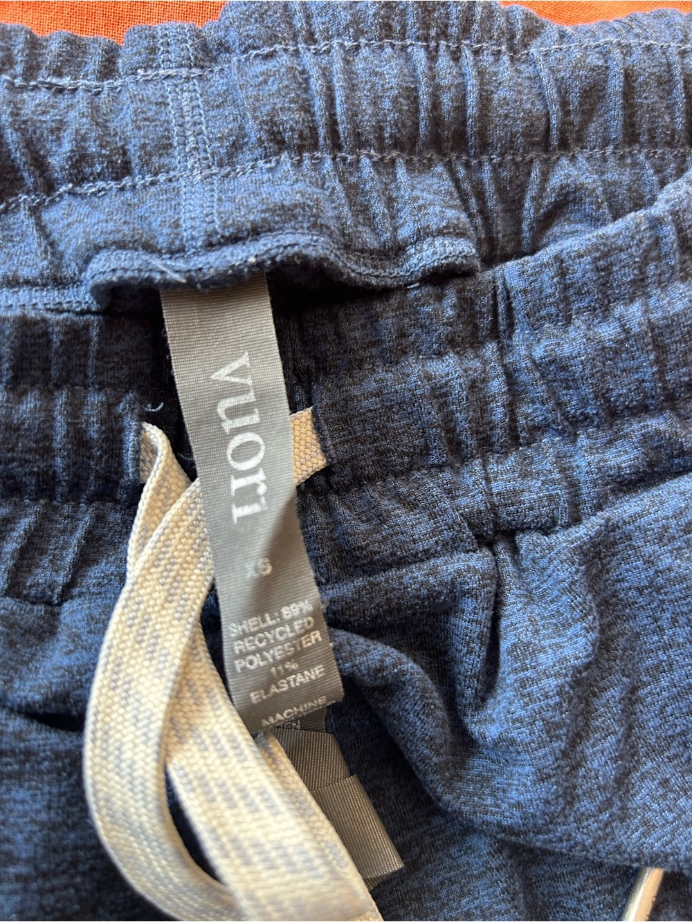 Vuori Heathered Navy Blue Joggers